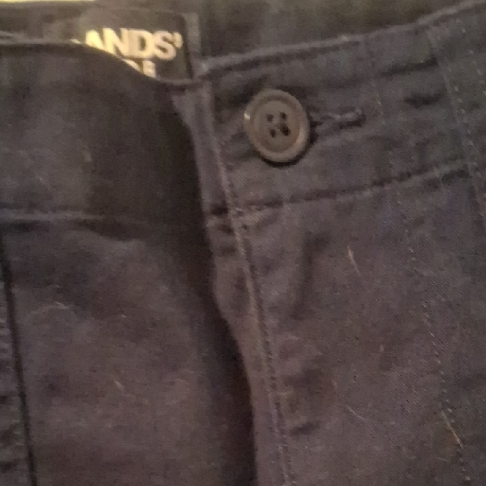 Lands' End Women's Navy Blue Chino Straight Leg Stretch Pants Size 14 - Picture 7 of 14